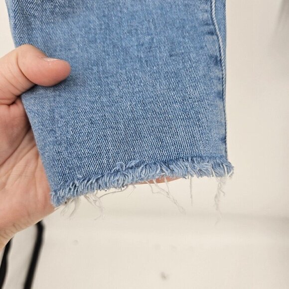 Lucky Brand Bridgette High Rise Skinny Jeans Size 4/27 Distressed Button Fly - Picture 3 of 11